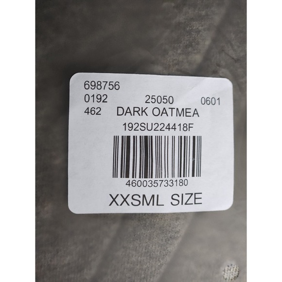 Essentials Fear Of God Dark Oatmeal Hoodie Pullover Sweatshirt New XXS - Picture 3 of 9